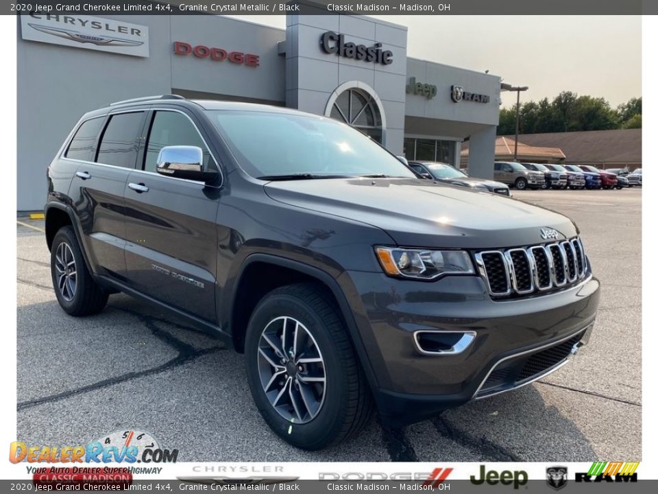 2020 Jeep Grand Cherokee Limited 4x4 Granite Crystal Metallic / Black Photo #1