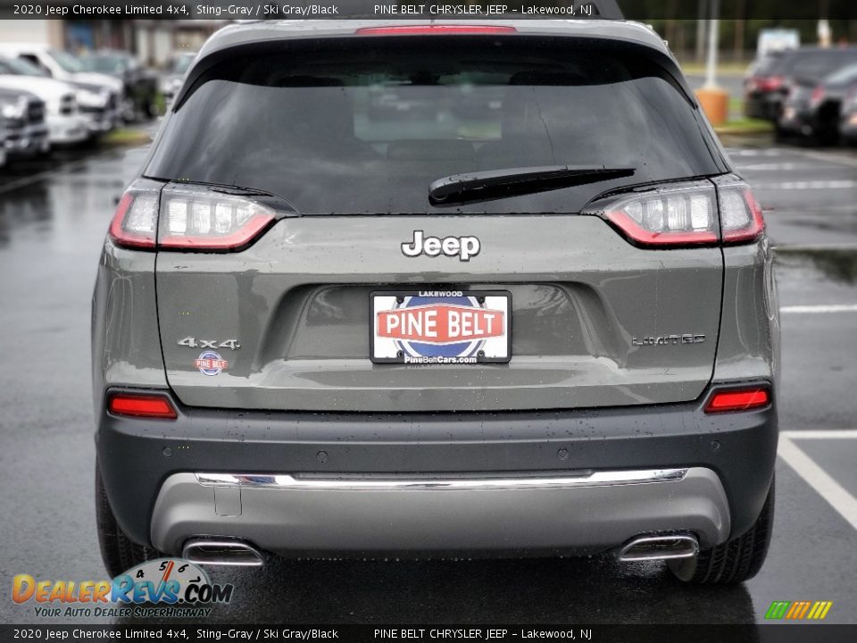 2020 Jeep Cherokee Limited 4x4 Sting-Gray / Ski Gray/Black Photo #7