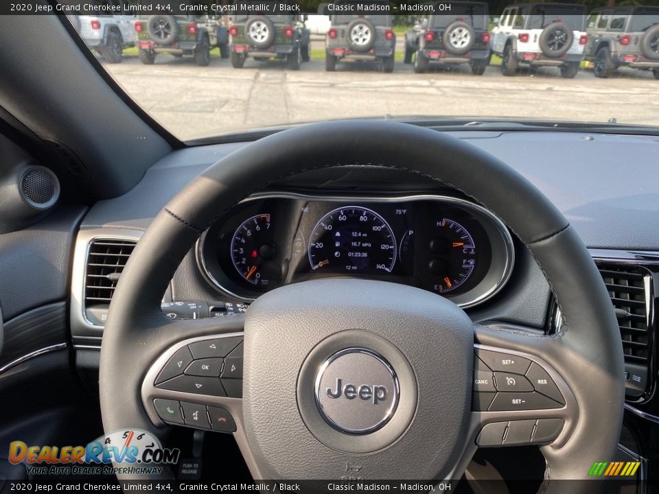 2020 Jeep Grand Cherokee Limited 4x4 Granite Crystal Metallic / Black Photo #5