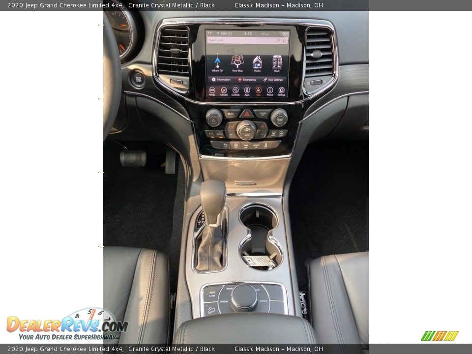 2020 Jeep Grand Cherokee Limited 4x4 Granite Crystal Metallic / Black Photo #6