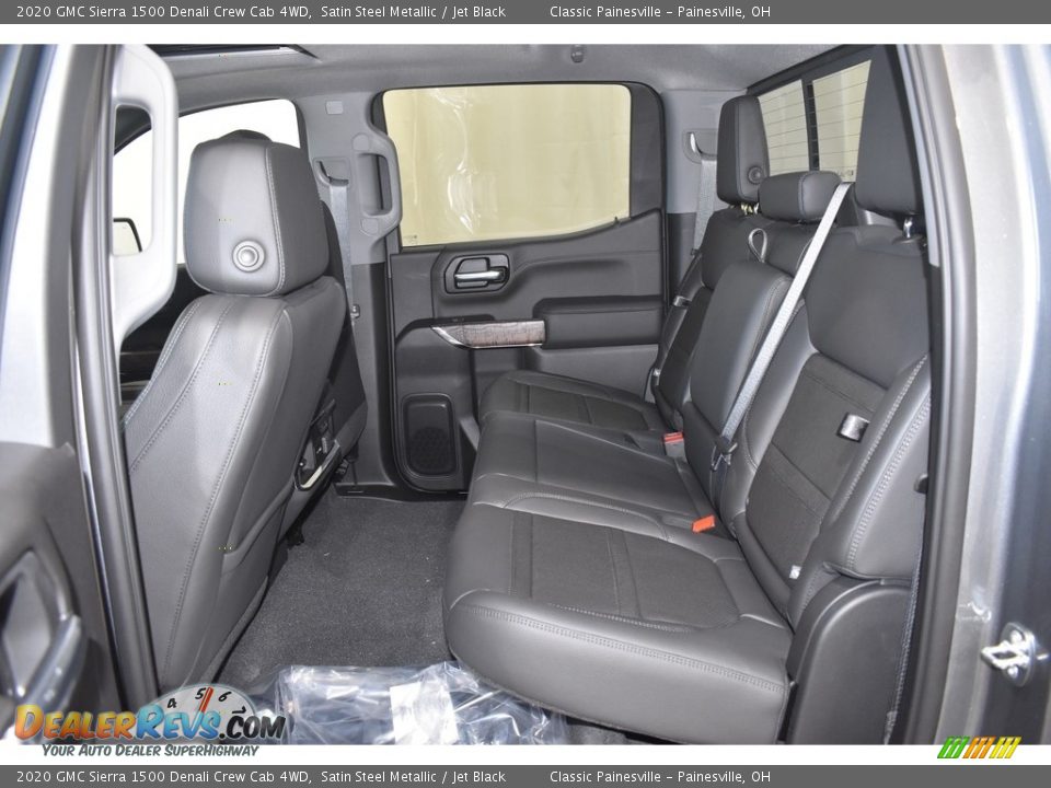 Rear Seat of 2020 GMC Sierra 1500 Denali Crew Cab 4WD Photo #8