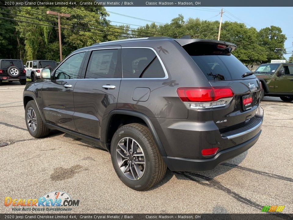 2020 Jeep Grand Cherokee Limited 4x4 Granite Crystal Metallic / Black Photo #9