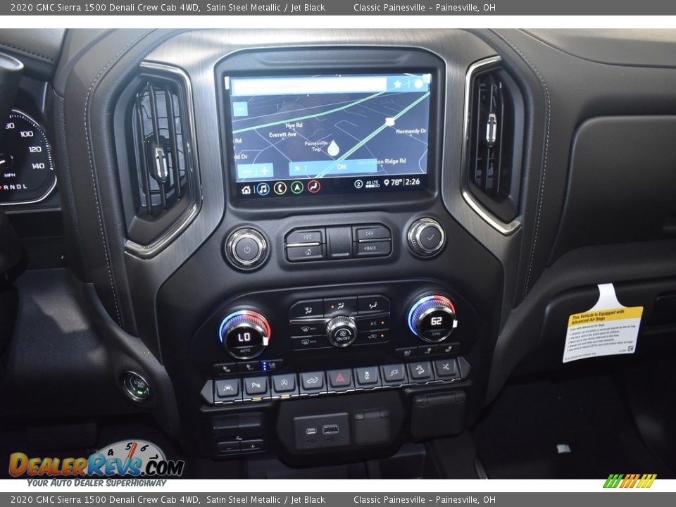 Navigation of 2020 GMC Sierra 1500 Denali Crew Cab 4WD Photo #11