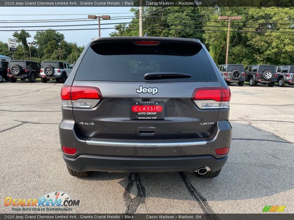 2020 Jeep Grand Cherokee Limited 4x4 Granite Crystal Metallic / Black Photo #10