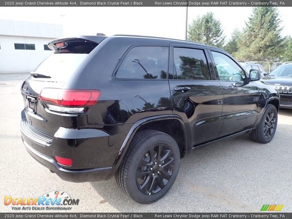 2020 Jeep Grand Cherokee Altitude 4x4 Diamond Black Crystal Pearl / Black Photo #5