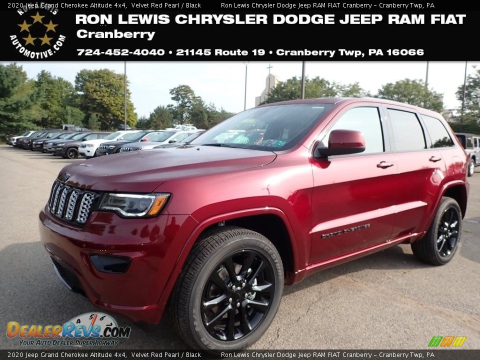 2020 Jeep Grand Cherokee Altitude 4x4 Velvet Red Pearl / Black Photo #1