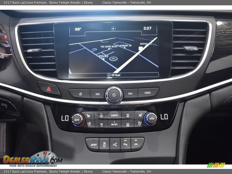 2017 Buick LaCrosse Premium Ebony Twilight Metallic / Ebony Photo #17