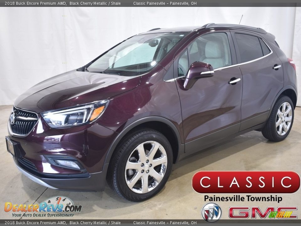 2018 Buick Encore Premium AWD Black Cherry Metallic / Shale Photo #1