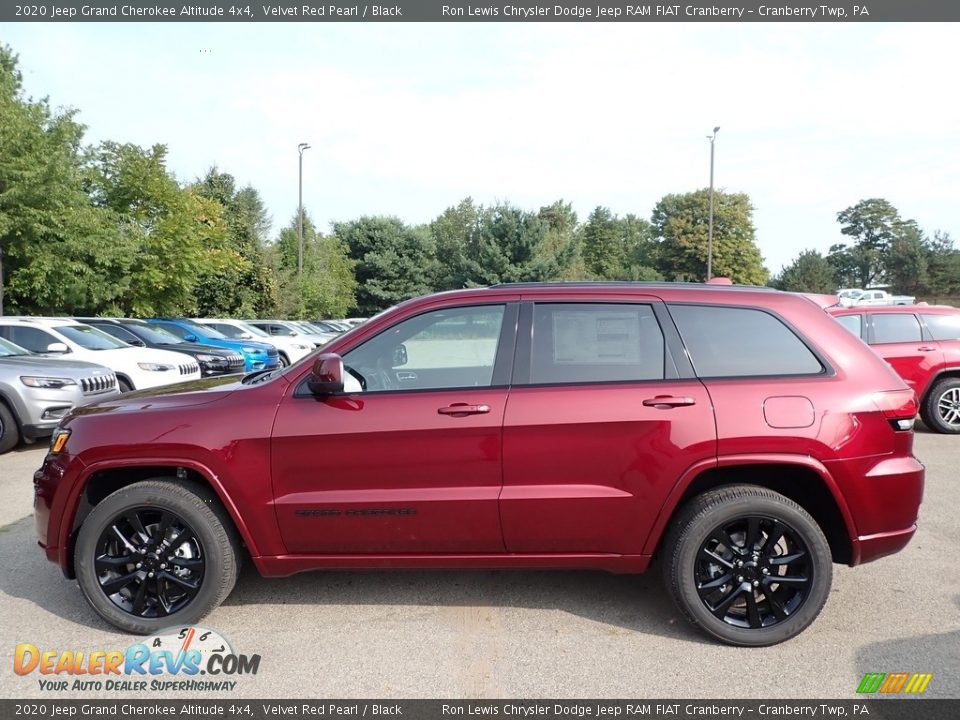 2020 Jeep Grand Cherokee Altitude 4x4 Velvet Red Pearl / Black Photo #9