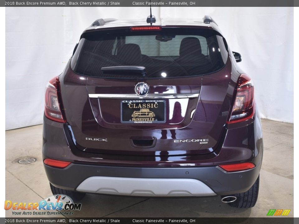 2018 Buick Encore Premium AWD Black Cherry Metallic / Shale Photo #3