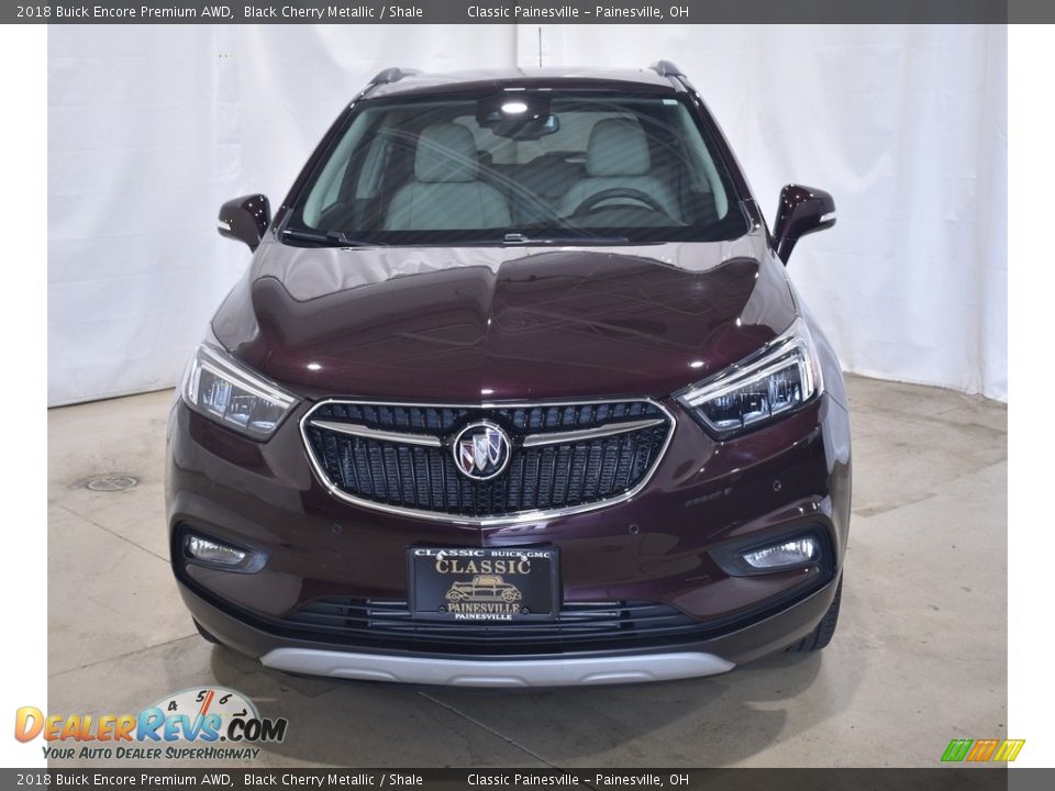 2018 Buick Encore Premium AWD Black Cherry Metallic / Shale Photo #4