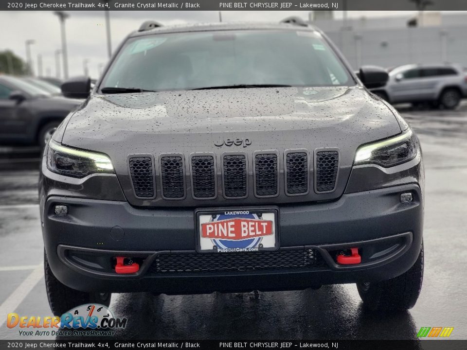 2020 Jeep Cherokee Trailhawk 4x4 Granite Crystal Metallic / Black Photo #3