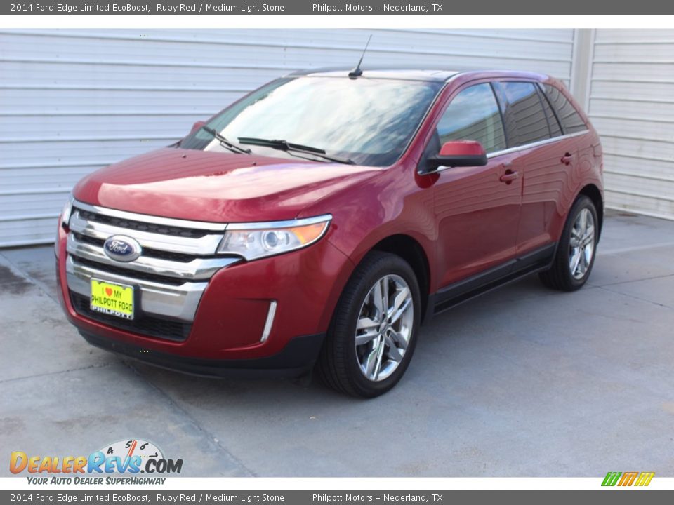 Front 3/4 View of 2014 Ford Edge Limited EcoBoost Photo #4