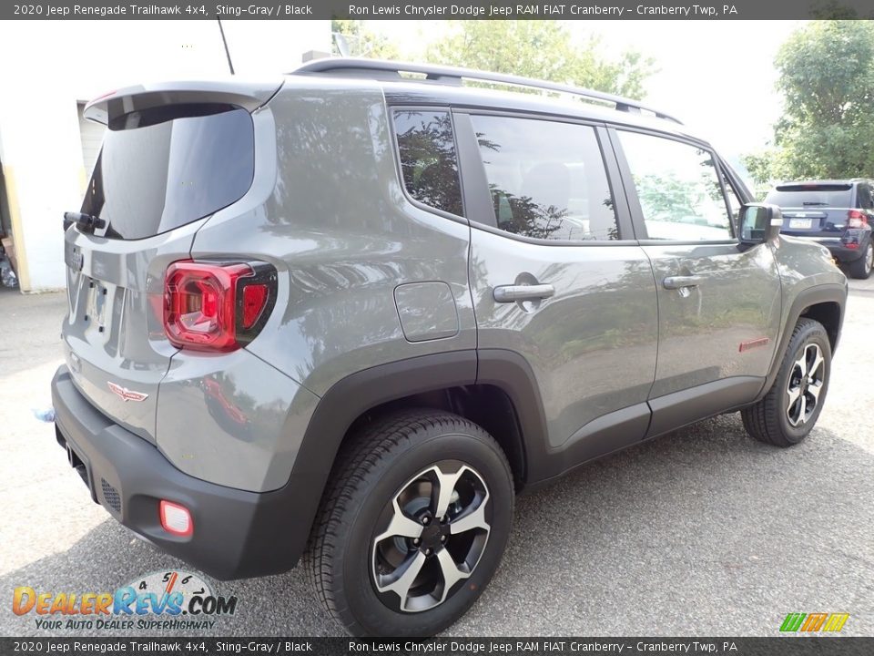 2020 Jeep Renegade Trailhawk 4x4 Sting-Gray / Black Photo #5