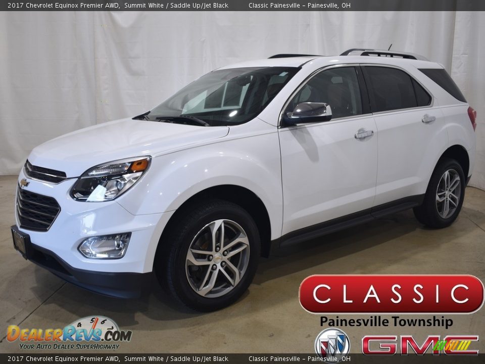2017 Chevrolet Equinox Premier AWD Summit White / Saddle Up/Jet Black Photo #1