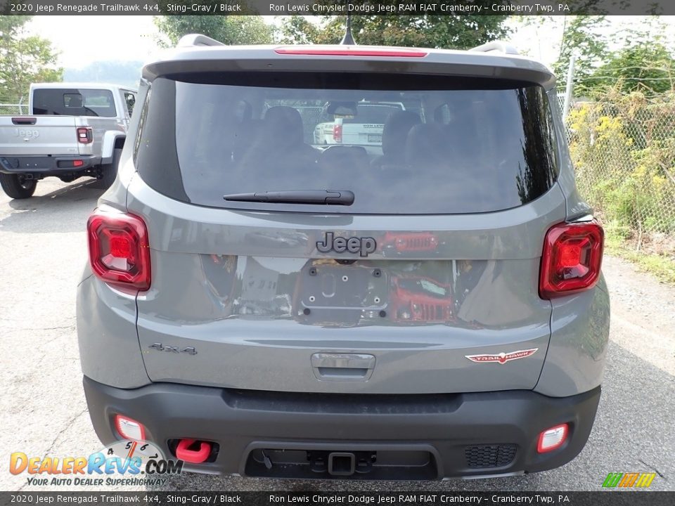 2020 Jeep Renegade Trailhawk 4x4 Sting-Gray / Black Photo #6