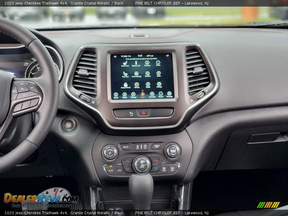 2020 Jeep Cherokee Trailhawk 4x4 Granite Crystal Metallic / Black Photo #10