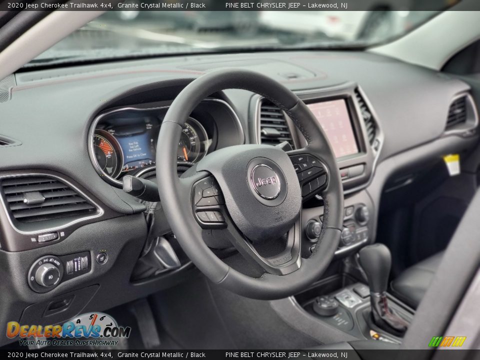 2020 Jeep Cherokee Trailhawk 4x4 Granite Crystal Metallic / Black Photo #11