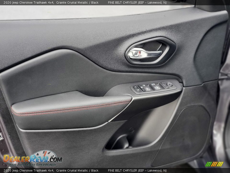 2020 Jeep Cherokee Trailhawk 4x4 Granite Crystal Metallic / Black Photo #12