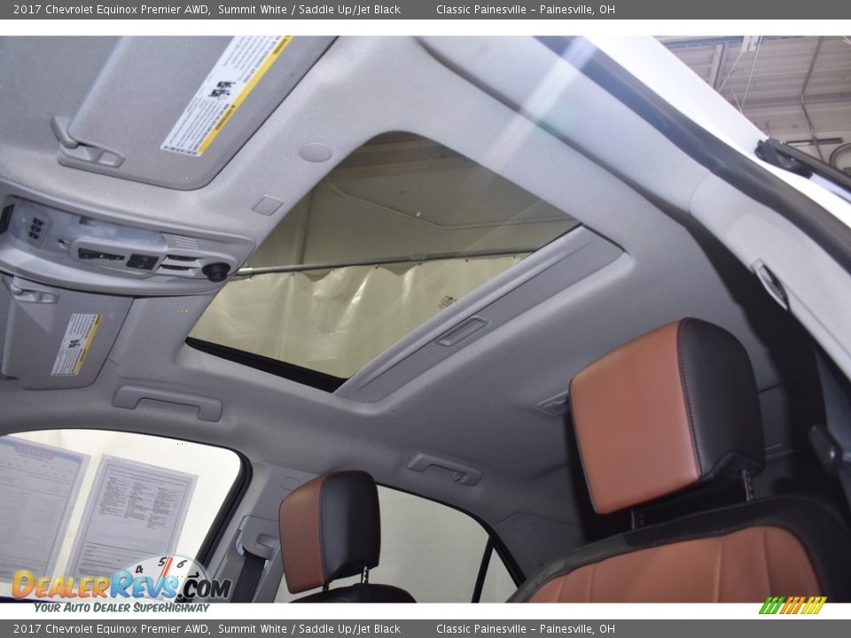 2017 Chevrolet Equinox Premier AWD Summit White / Saddle Up/Jet Black Photo #6