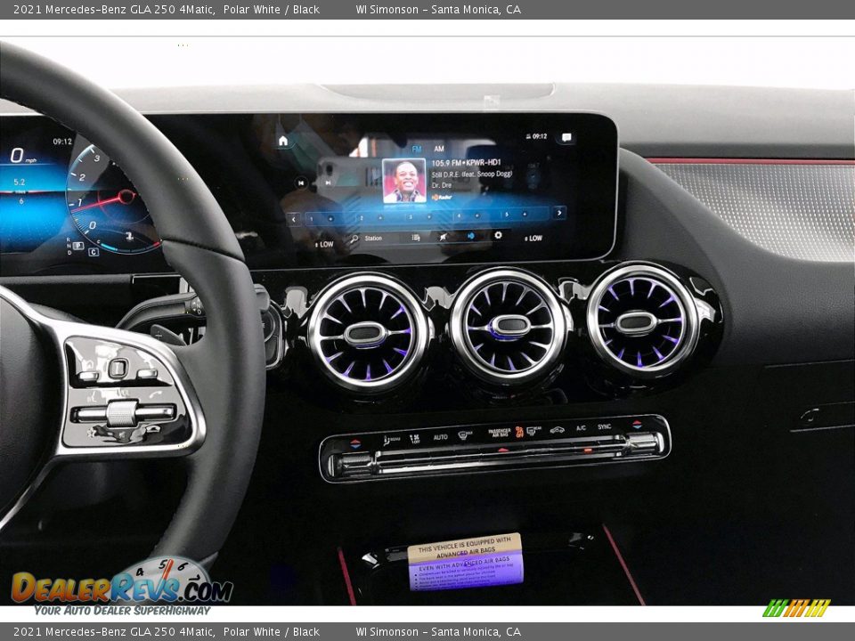 2021 Mercedes-Benz GLA 250 4Matic Polar White / Black Photo #6