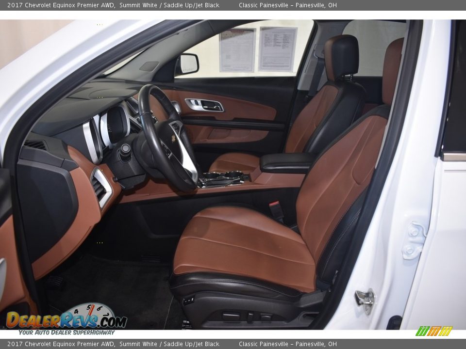 2017 Chevrolet Equinox Premier AWD Summit White / Saddle Up/Jet Black Photo #8