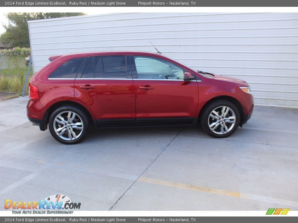 Ruby Red 2014 Ford Edge Limited EcoBoost Photo #13