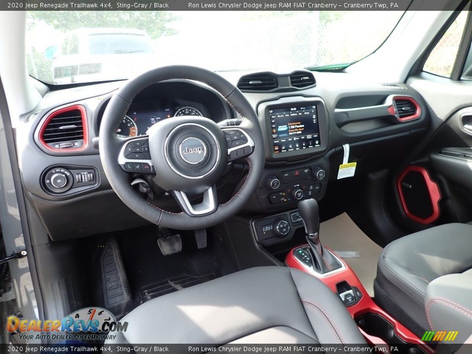 Black Interior - 2020 Jeep Renegade Trailhawk 4x4 Photo #15