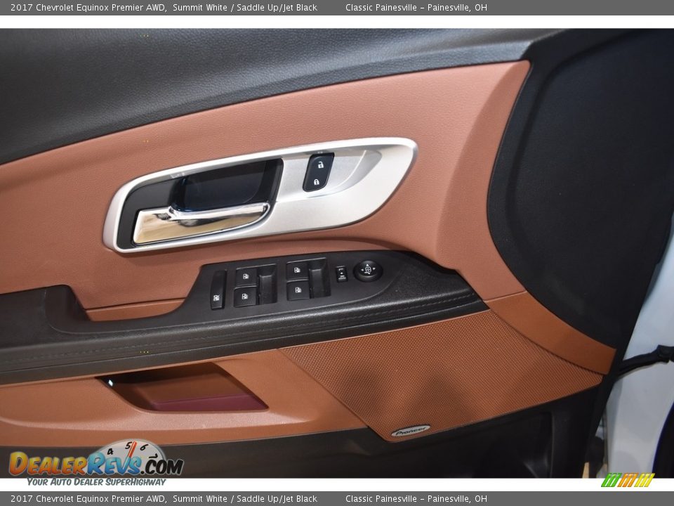2017 Chevrolet Equinox Premier AWD Summit White / Saddle Up/Jet Black Photo #11
