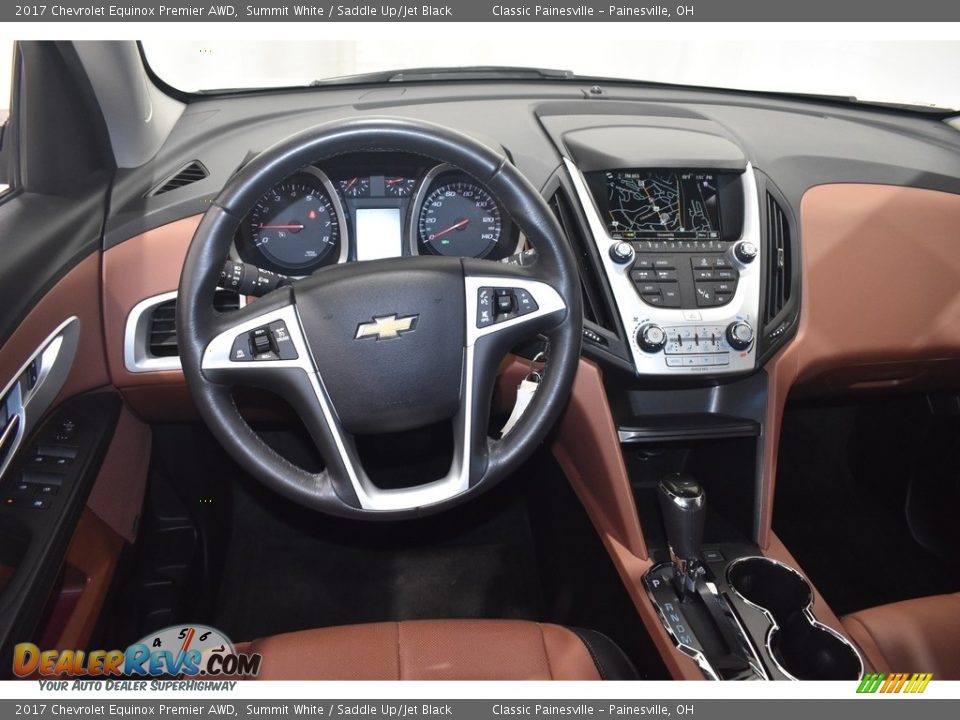 2017 Chevrolet Equinox Premier AWD Summit White / Saddle Up/Jet Black Photo #13