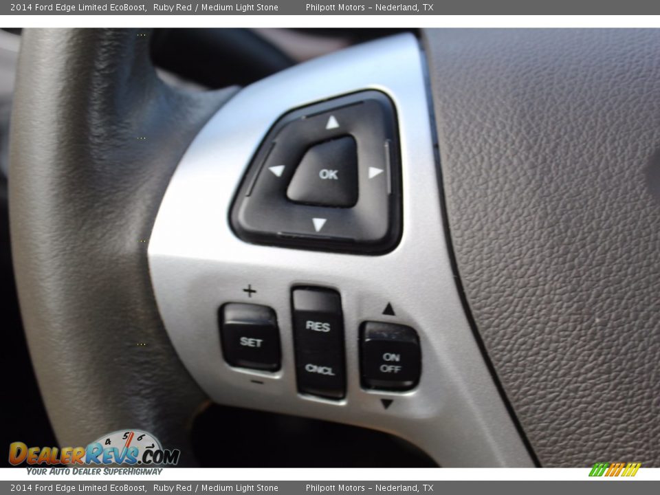 2014 Ford Edge Limited EcoBoost Steering Wheel Photo #16