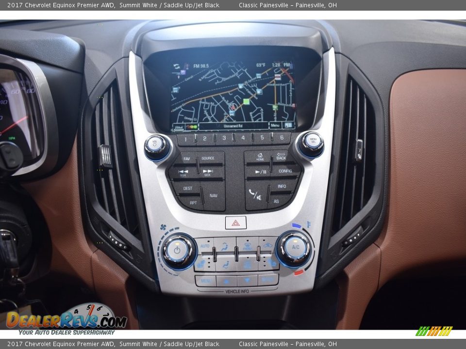 2017 Chevrolet Equinox Premier AWD Summit White / Saddle Up/Jet Black Photo #14