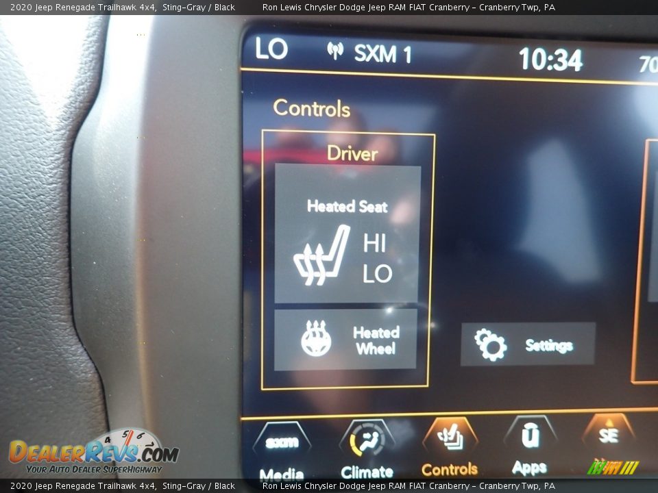 2020 Jeep Renegade Trailhawk 4x4 Sting-Gray / Black Photo #20