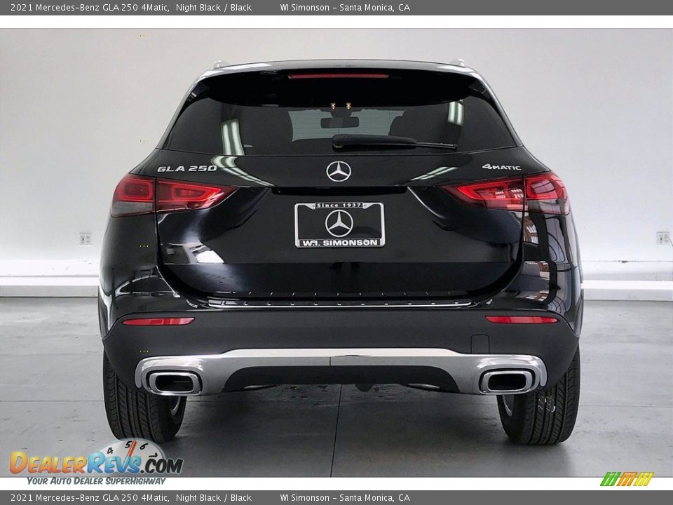 2021 Mercedes-Benz GLA 250 4Matic Night Black / Black Photo #3