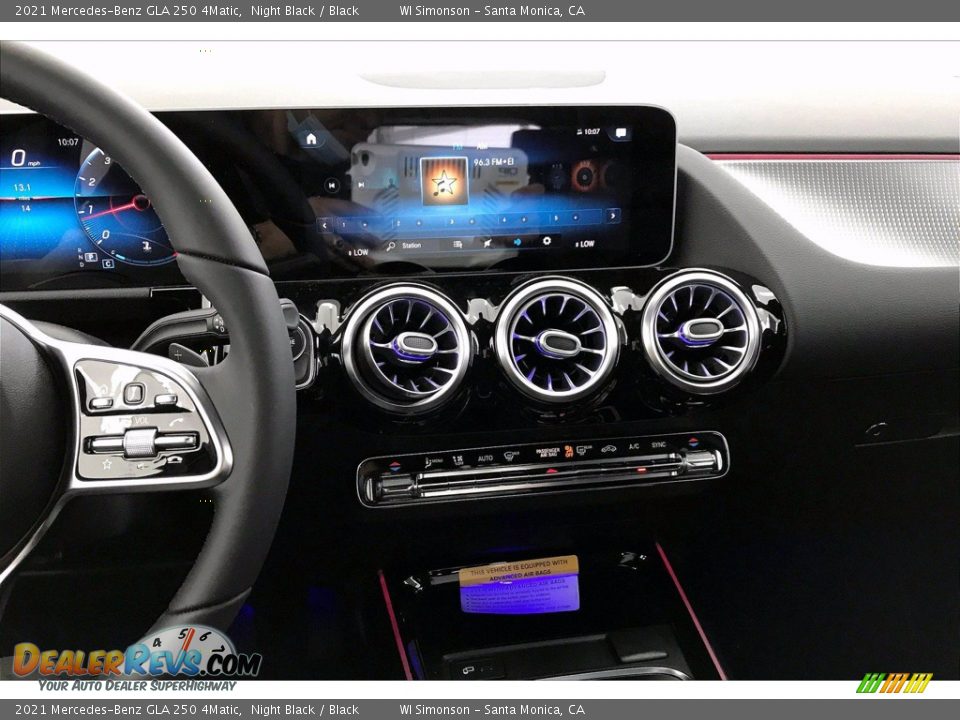 2021 Mercedes-Benz GLA 250 4Matic Night Black / Black Photo #6