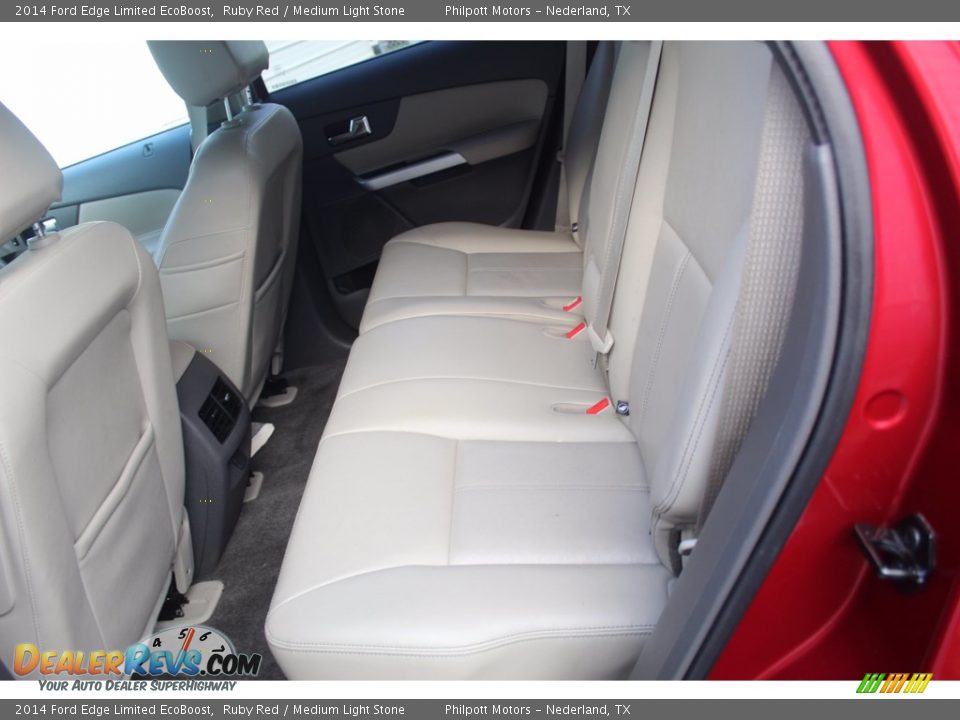Rear Seat of 2014 Ford Edge Limited EcoBoost Photo #24