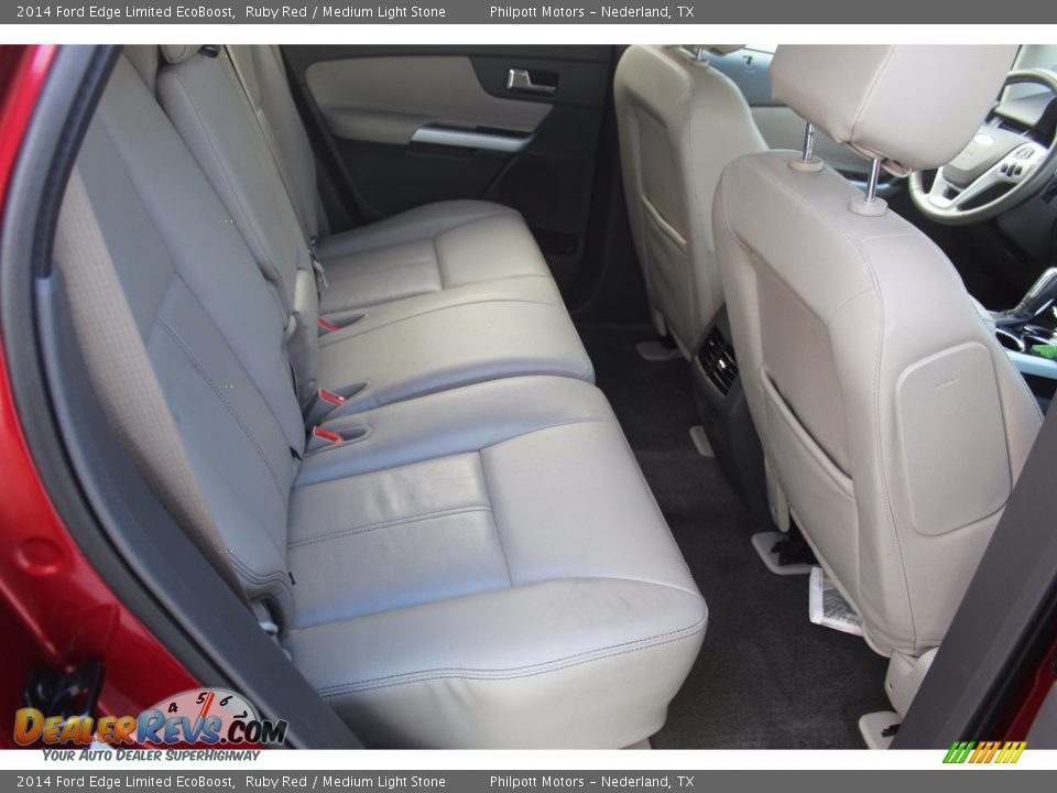 Rear Seat of 2014 Ford Edge Limited EcoBoost Photo #29