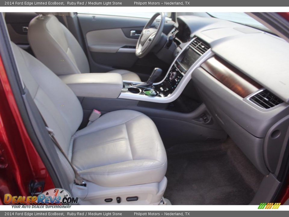 Front Seat of 2014 Ford Edge Limited EcoBoost Photo #31