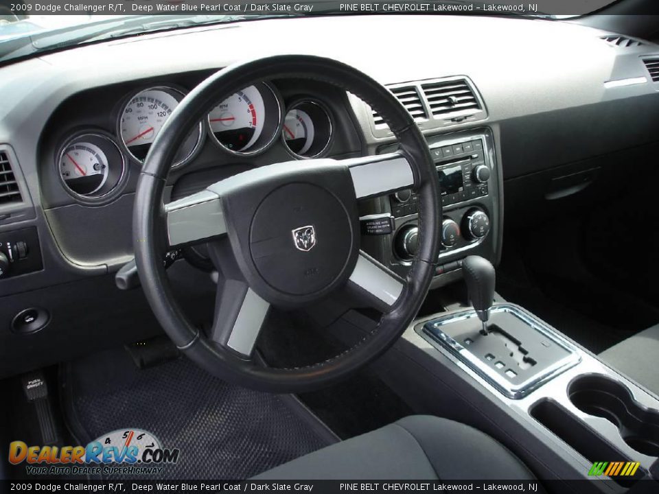 2009 Dodge Challenger R/T Deep Water Blue Pearl Coat / Dark Slate Gray Photo #11