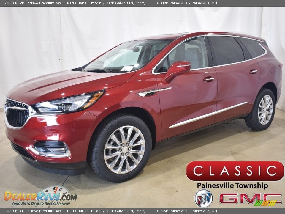 2020 Buick Enclave Premium AWD Red Quartz Tintcoat / Dark Galvinized/Ebony Photo #1