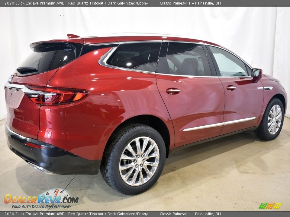 2020 Buick Enclave Premium AWD Red Quartz Tintcoat / Dark Galvinized/Ebony Photo #2