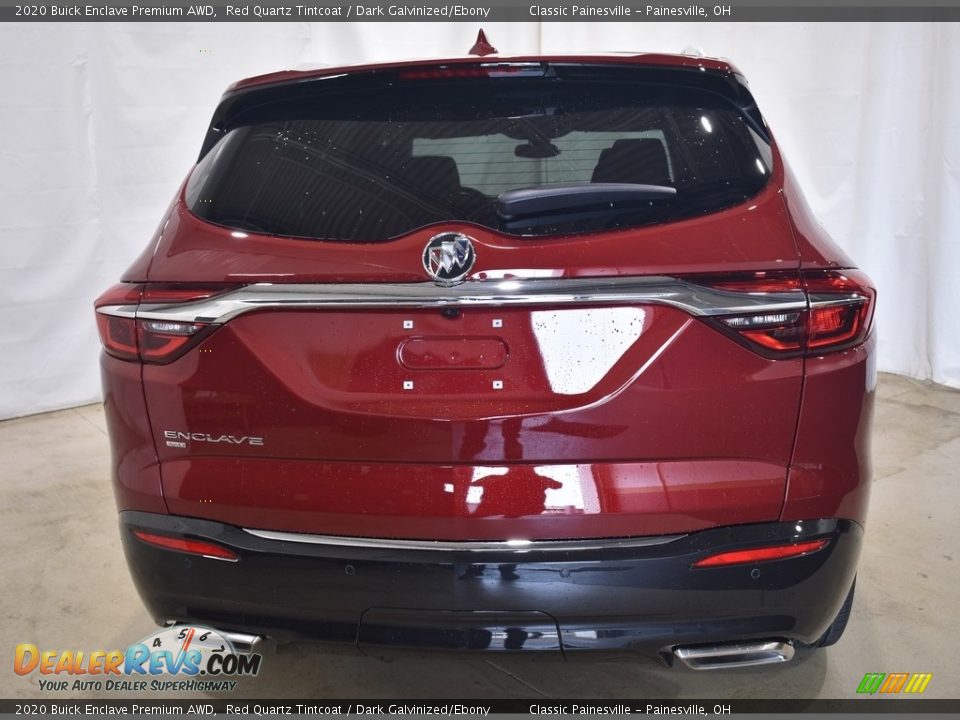 2020 Buick Enclave Premium AWD Red Quartz Tintcoat / Dark Galvinized/Ebony Photo #3