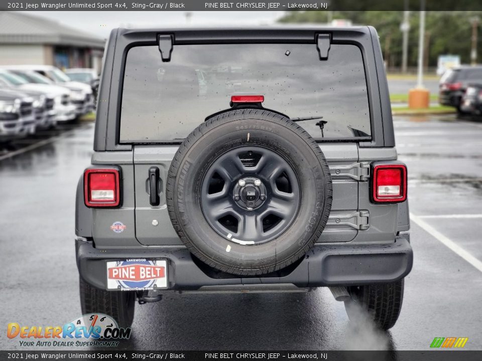 2021 Jeep Wrangler Unlimited Sport 4x4 Sting-Gray / Black Photo #7