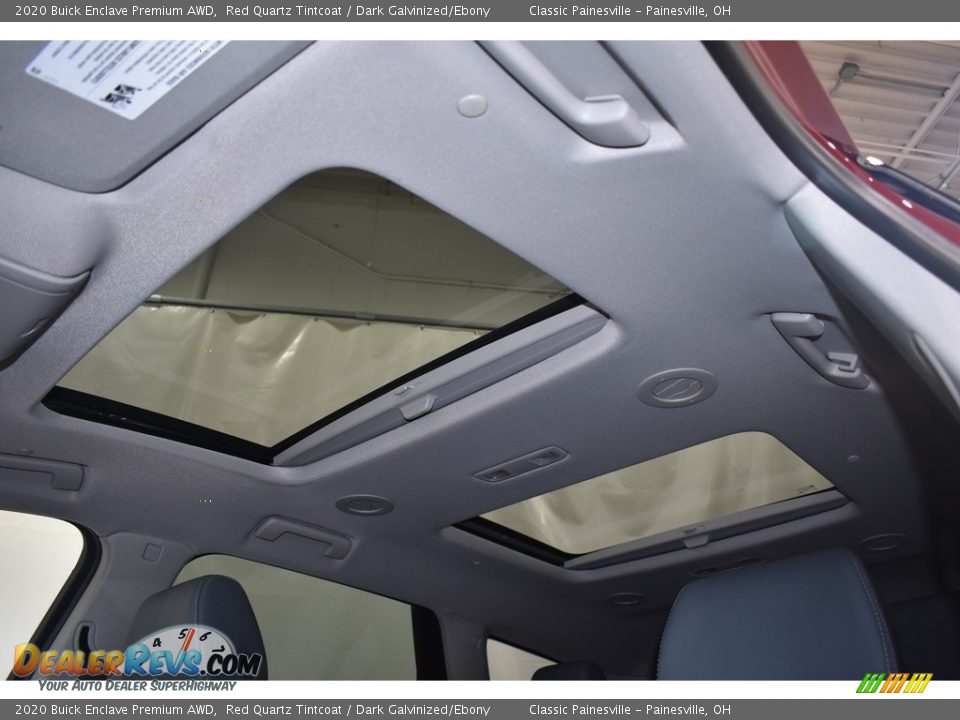 2020 Buick Enclave Premium AWD Red Quartz Tintcoat / Dark Galvinized/Ebony Photo #6