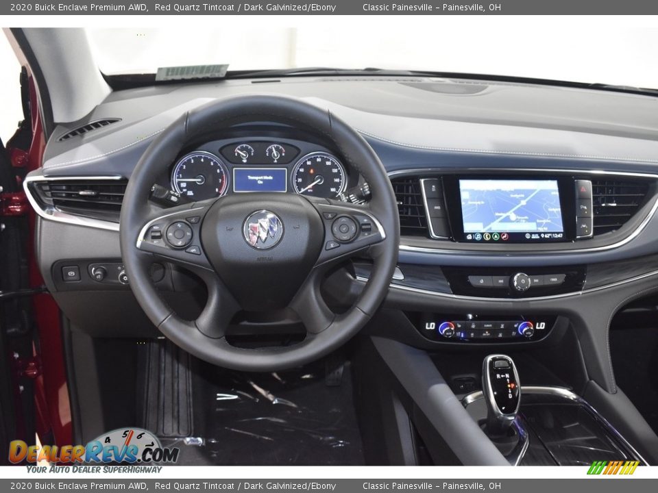 2020 Buick Enclave Premium AWD Red Quartz Tintcoat / Dark Galvinized/Ebony Photo #12