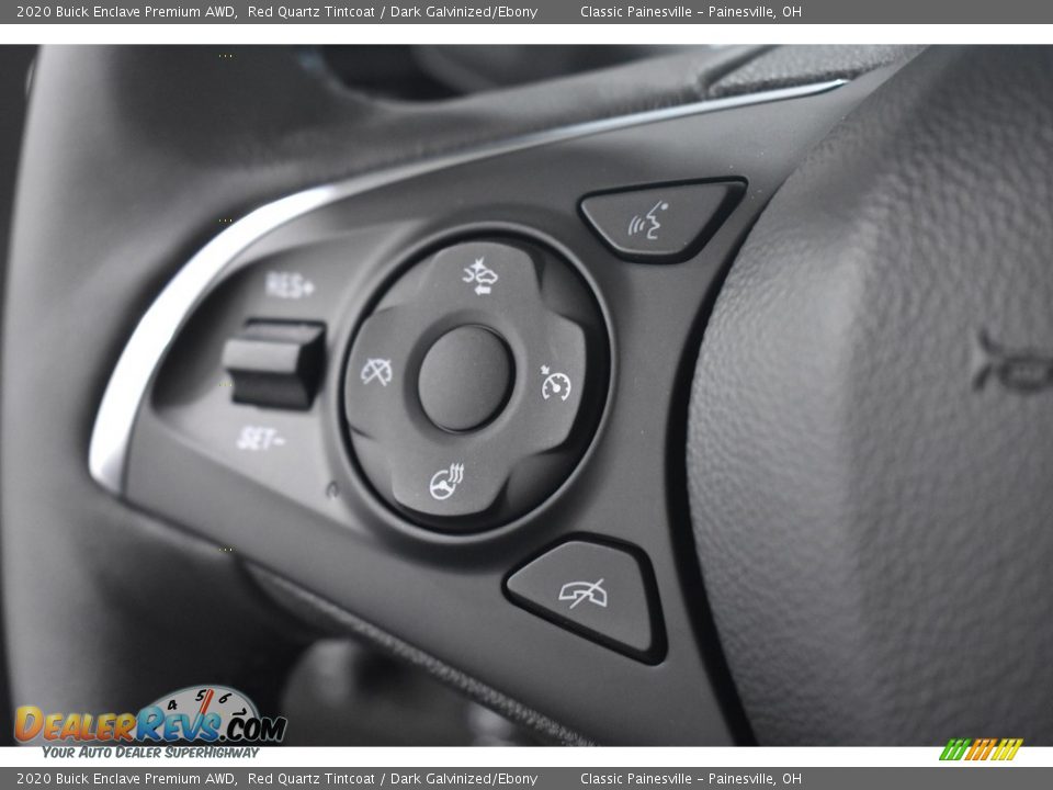 2020 Buick Enclave Premium AWD Red Quartz Tintcoat / Dark Galvinized/Ebony Photo #14