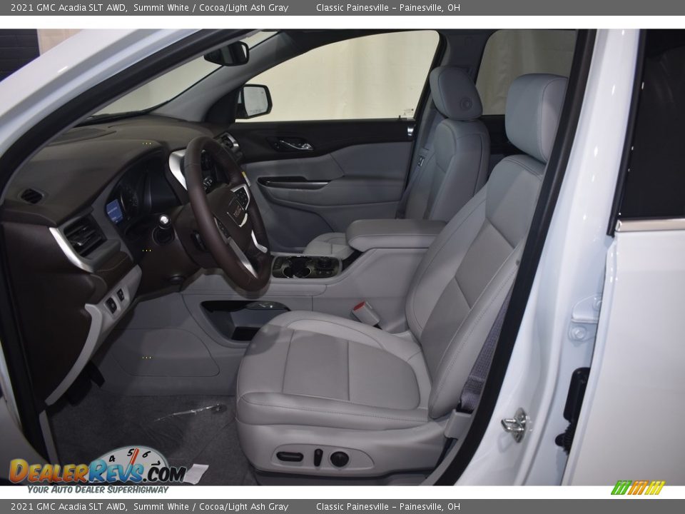 2021 GMC Acadia SLT AWD Summit White / Cocoa/Light Ash Gray Photo #6