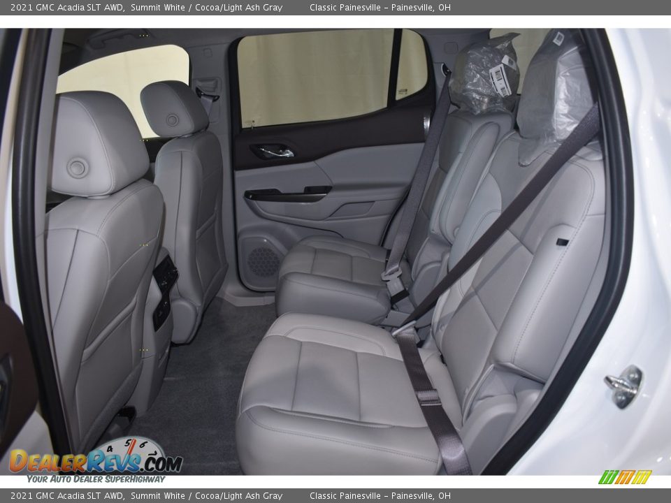 2021 GMC Acadia SLT AWD Summit White / Cocoa/Light Ash Gray Photo #7
