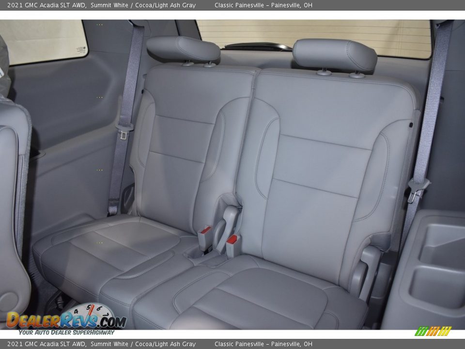 2021 GMC Acadia SLT AWD Summit White / Cocoa/Light Ash Gray Photo #8