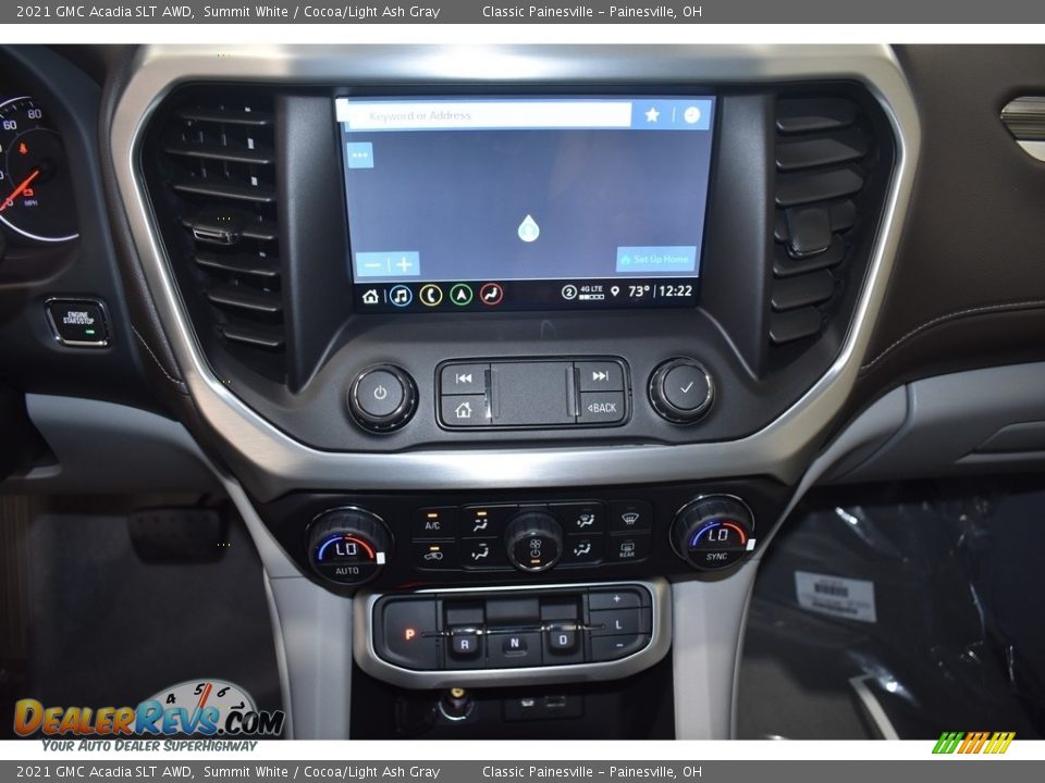 2021 GMC Acadia SLT AWD Summit White / Cocoa/Light Ash Gray Photo #11
